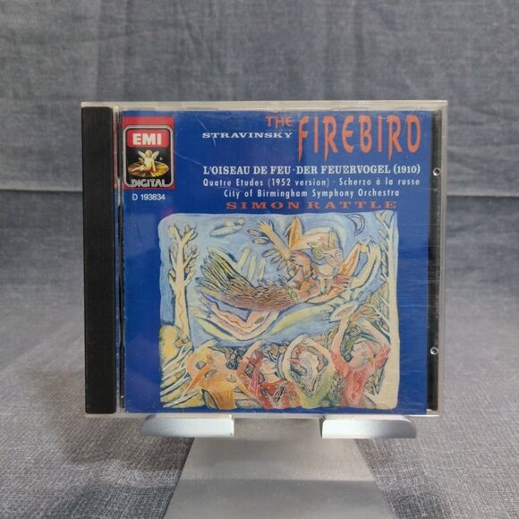 Stravinsky, Birmingham Symphony Orchestra, Simon Rattle - The Firebird (1910,CD) - Picture 1 of 3